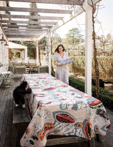 Summer Picnic 100% Linen Table Cloth