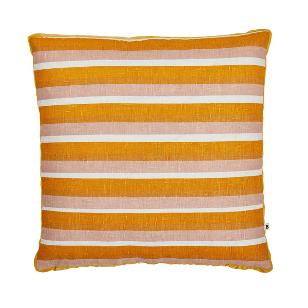 Stripe Yellow Petal Cushion