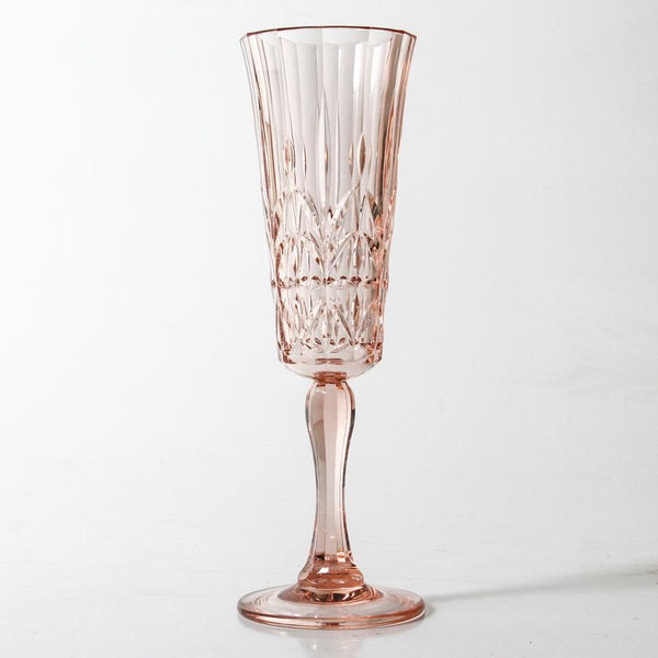 Pavillion Pink Acrylic Champagne Flute