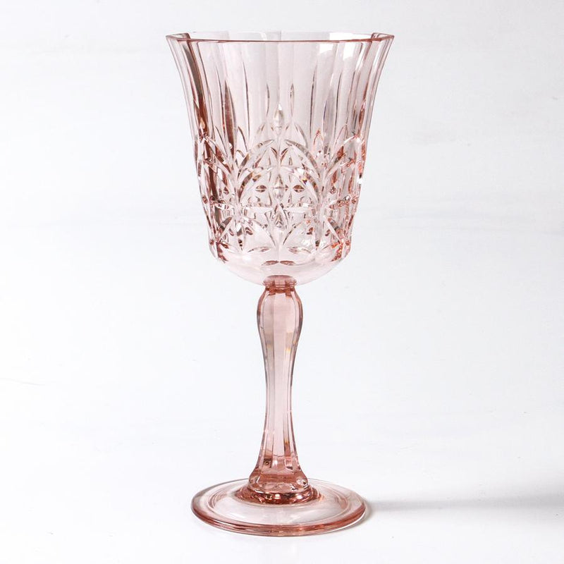 Pavillion Pink Acrylic Wine Glass